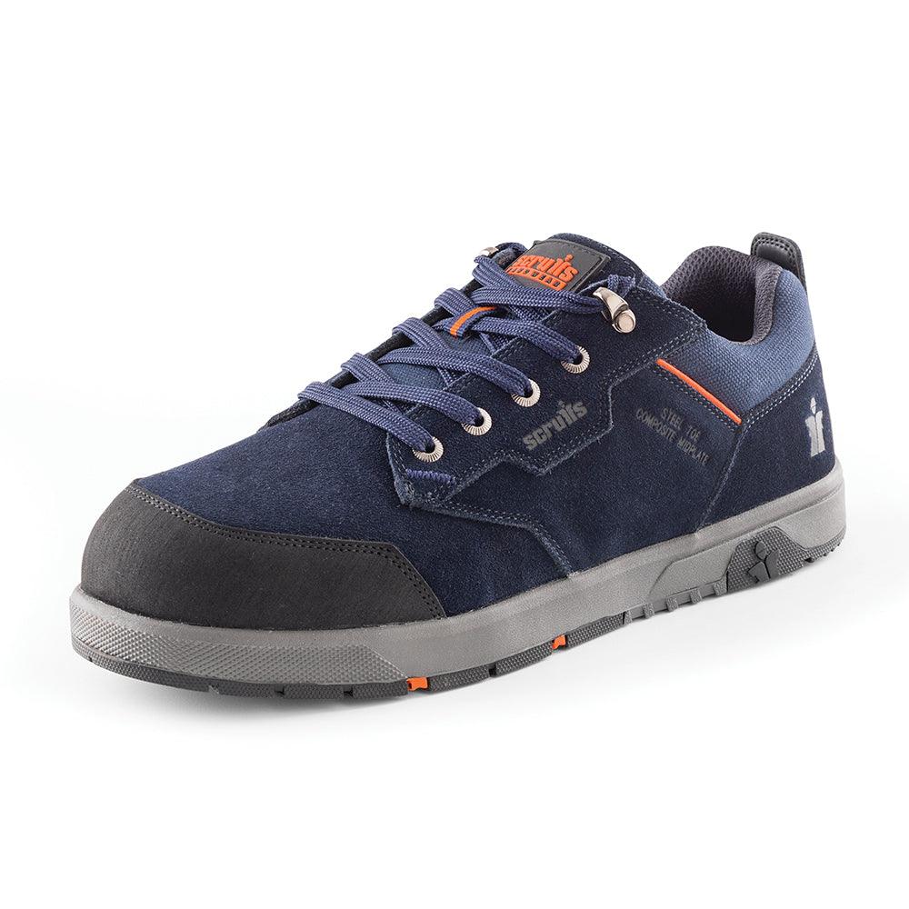 Scruffs Halo 3 Safety Trainers Navy - Tools 2U Direct SW