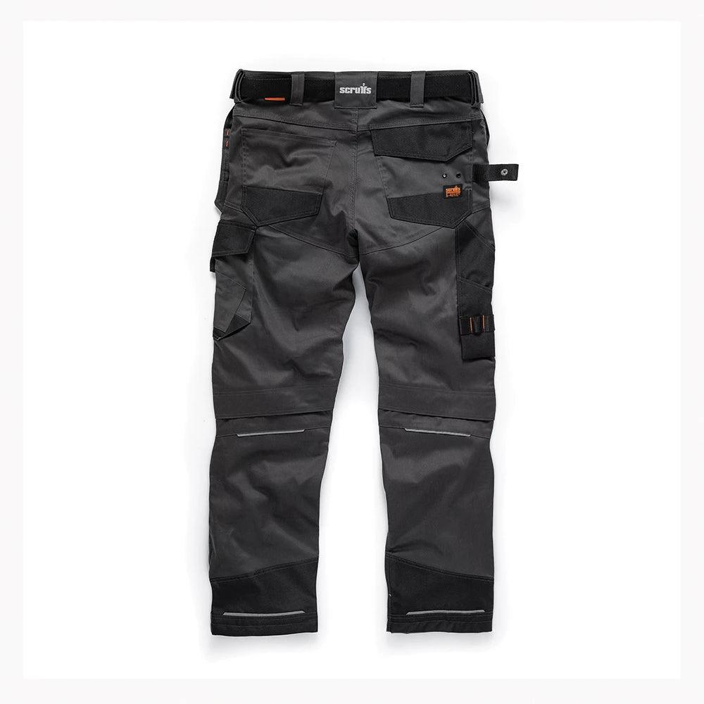 Scruffs Pro Flex Holster Trousers & Belt Graphite - Tools 2U Direct SW