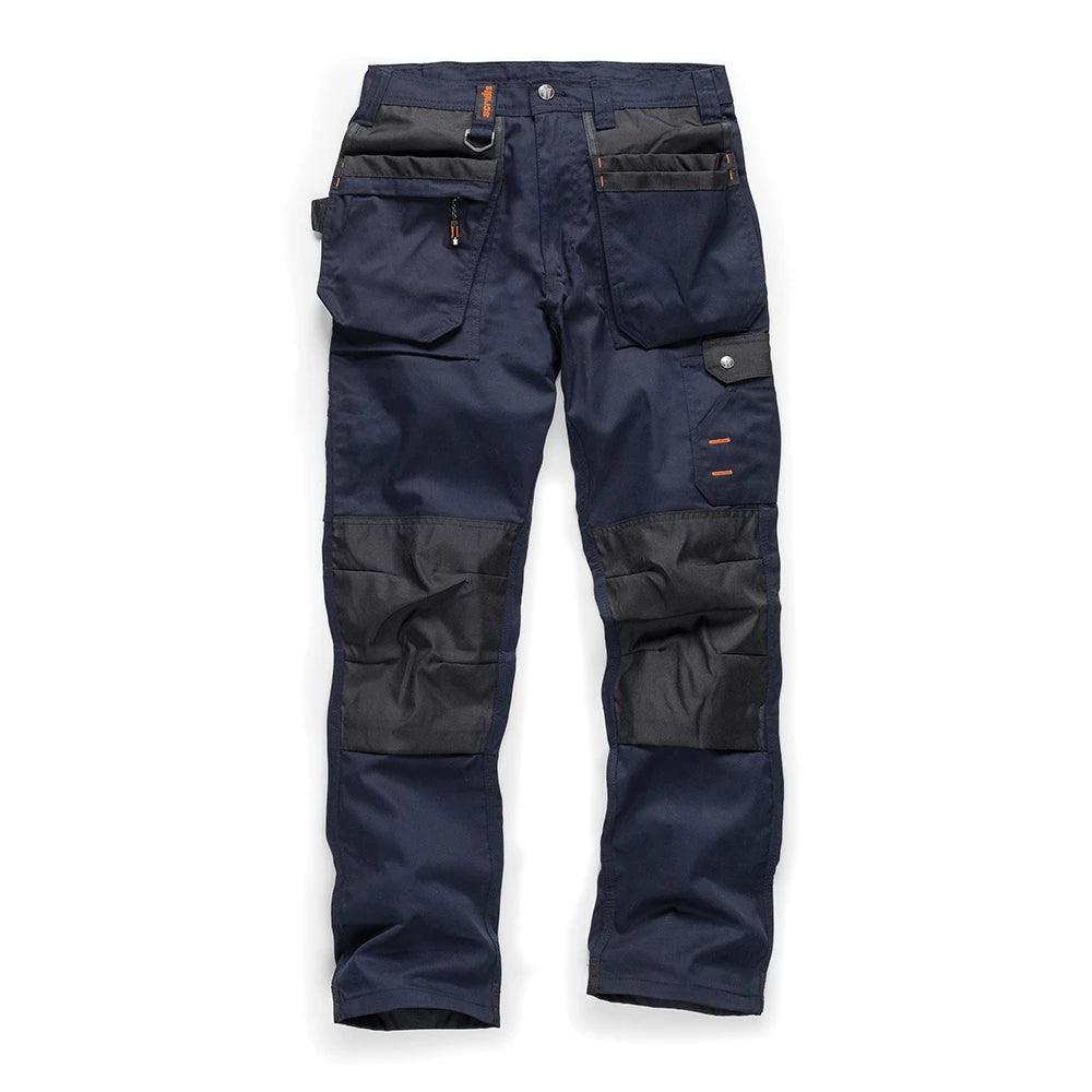 Scruffs Worker Plus Trousers Navy - Tools 2U Direct SW