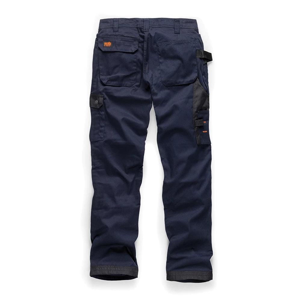 Scruffs Worker Plus Trousers Navy - Tools 2U Direct SW