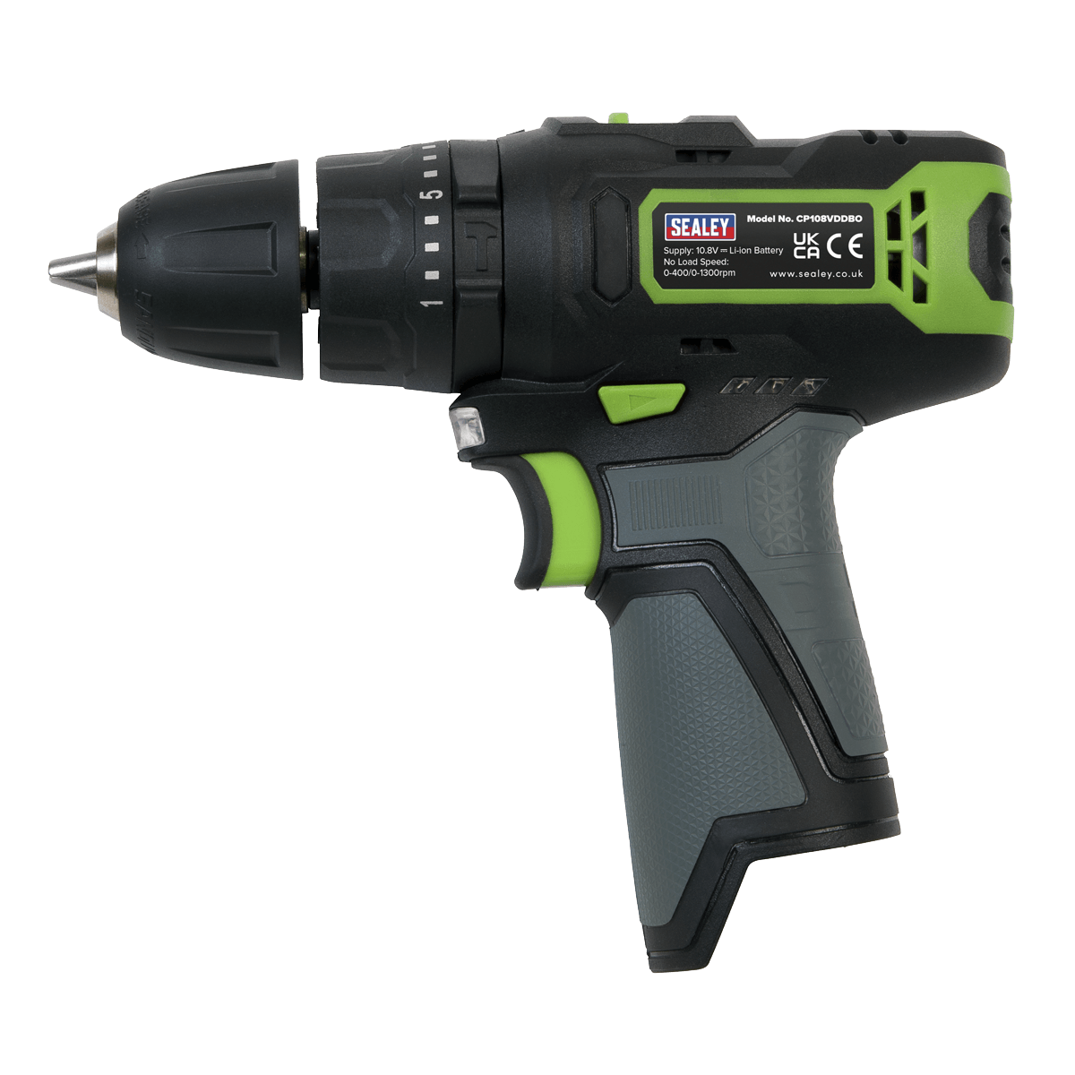 Sealey Cordless Combi Drill Ø10mm 10.8V SV10.8 Series With Battery and Charger CP108VDD - Tools 2U Direct SW