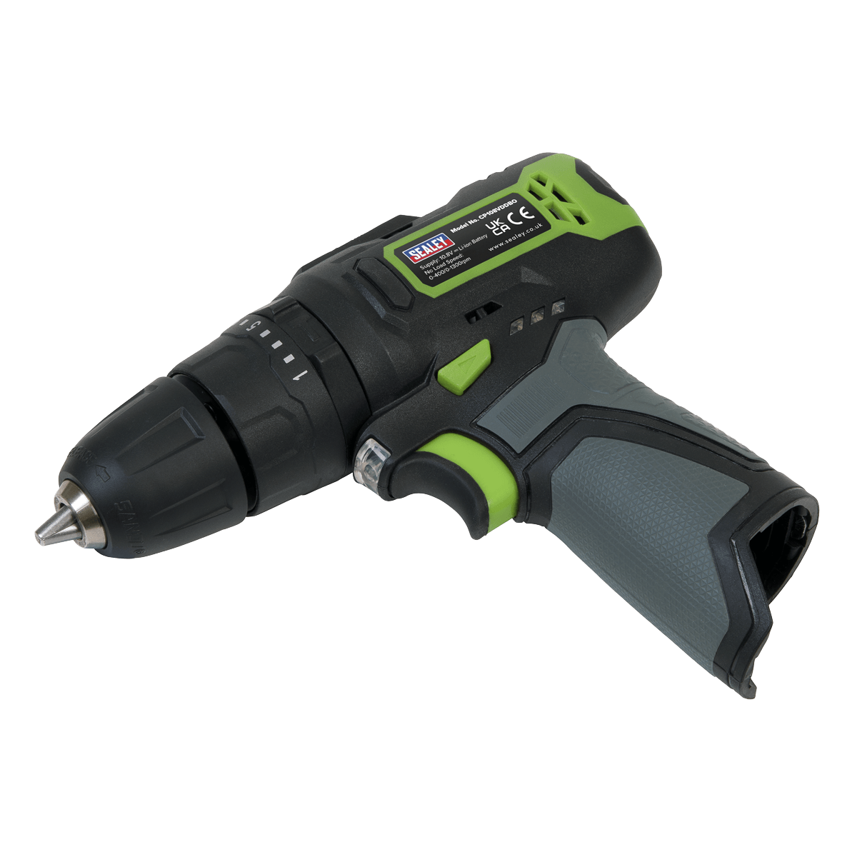 Sealey Cordless Combi Drill Ø10mm 10.8V SV10.8 Series With Battery and Charger CP108VDD - Tools 2U Direct SW