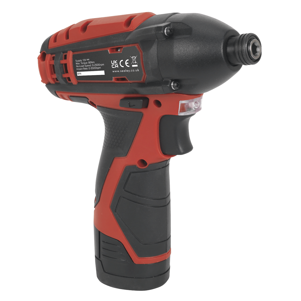 Sealey Cordless Impact Driver 1/4"Hex Drive 12V SV12 Series - Body Only CP1203 - Tools 2U Direct SW