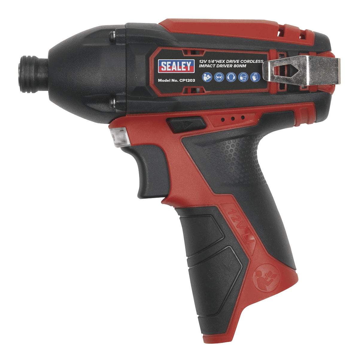 Sealey Cordless Impact Driver 1/4"Hex Drive 12V SV12 Series - Body Only CP1203 - Tools 2U Direct SW