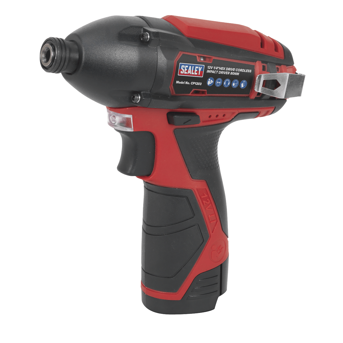 Sealey Cordless Impact Driver 1/4"Hex Drive 12V SV12 Series - Body Only CP1203 - Tools 2U Direct SW