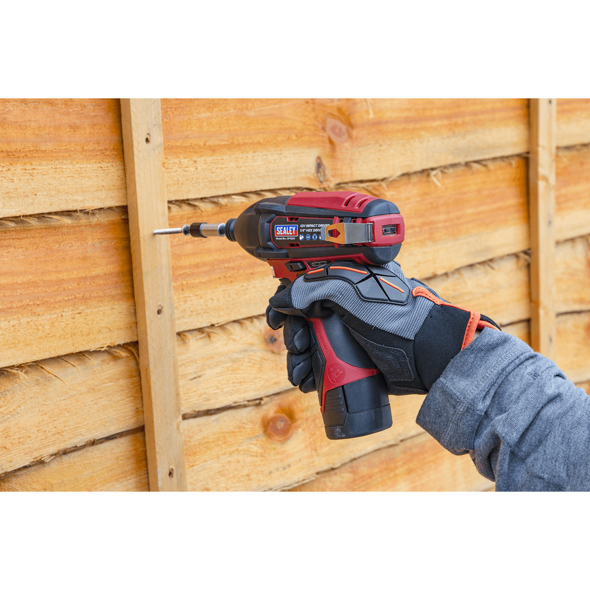 Sealey Cordless Impact Driver 1/4"Hex Drive 12V SV12 Series - Body Only CP1203 - Tools 2U Direct SW