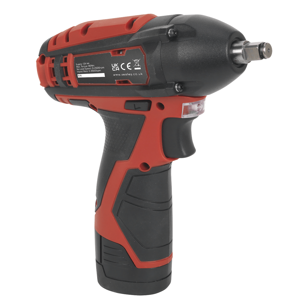 Sealey Cordless Impact Wrench 3/8"Sq Drive 12V SV12 Series - Body Only CP1204 - Tools 2U Direct SW