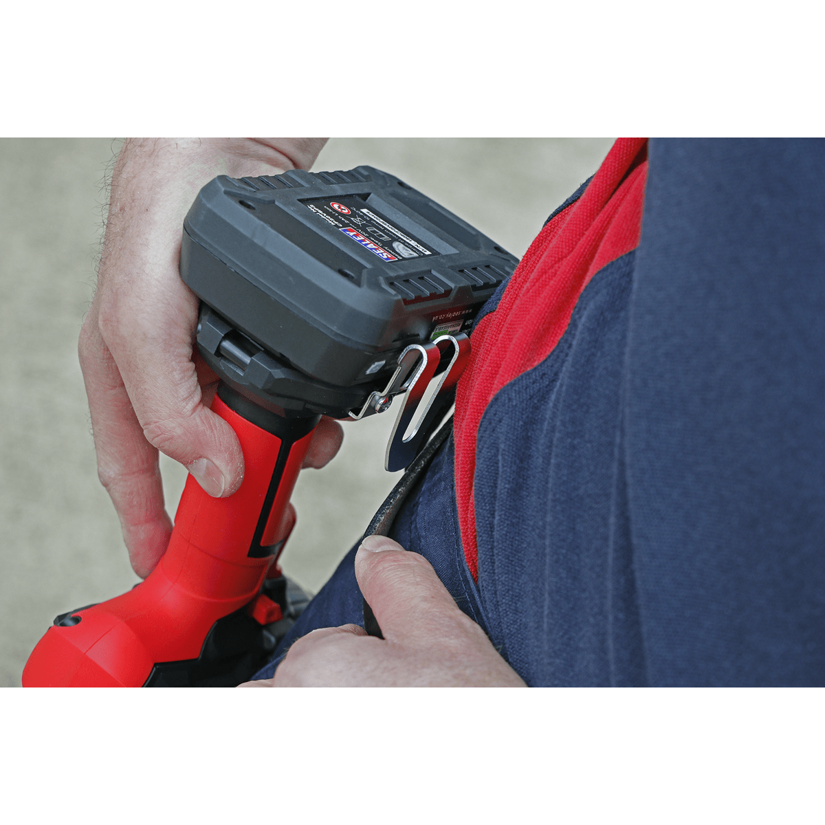 Sealey Impact Driver 20V SV20 Series 1/4"Hex Drive - Body Only CP20VID - Tools 2U Direct SW