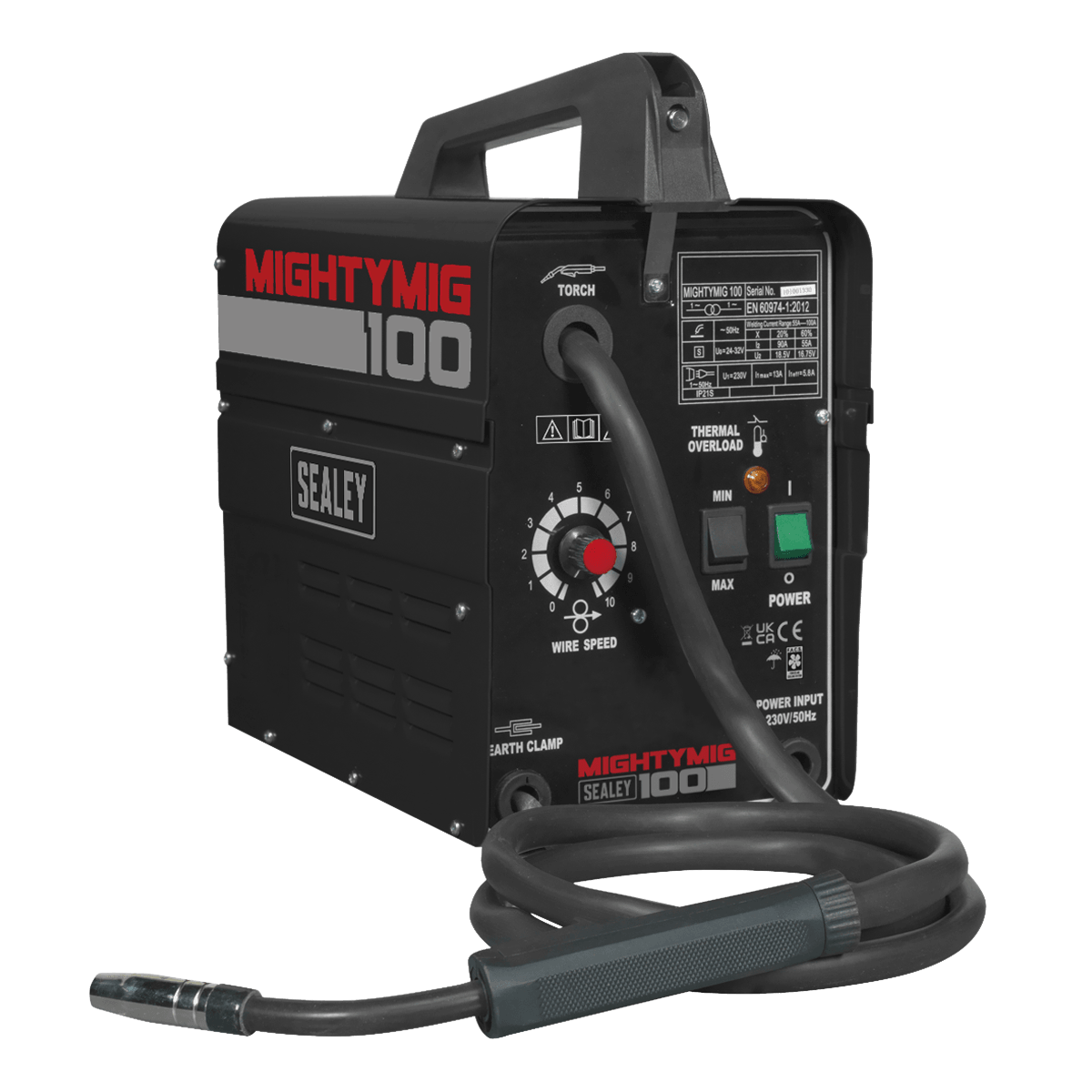 Sealey No-Gas MIG Welder 100A 230V MIGHTYMIG100 - Tools 2U Direct SW