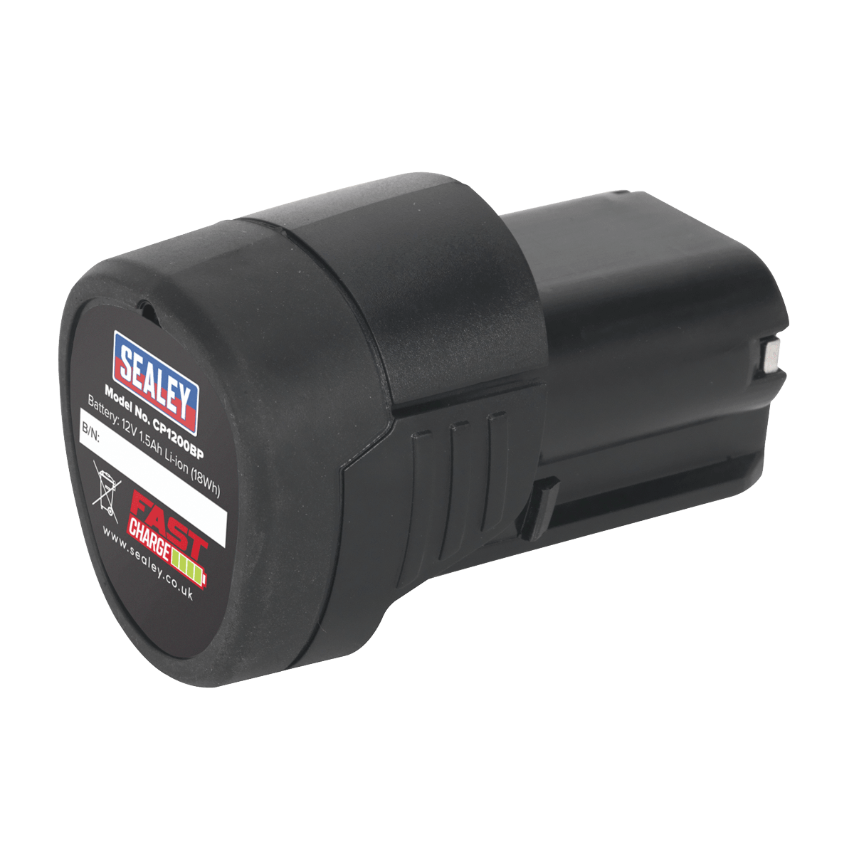 Sealey Power Tool Battery 12V 1.5Ah Lithium-ion for SV12 Series CP1200BP - Tools 2U Direct SW