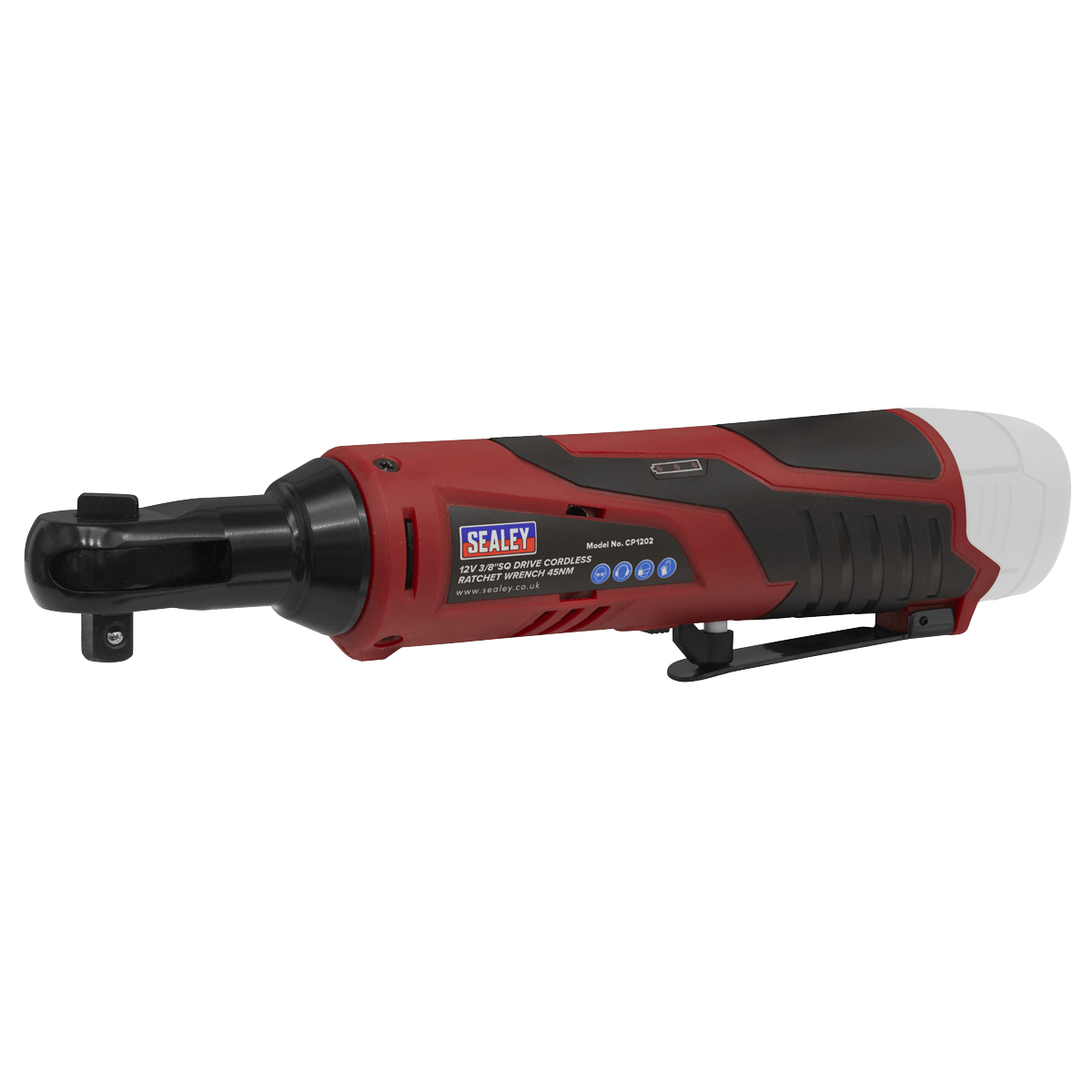 Sealey Ratchet Wrench Kit 3/8"Sq Drive 12V SV12 Series - 2 Batteries + Charger CP1202KIT - Tools 2U Direct SW