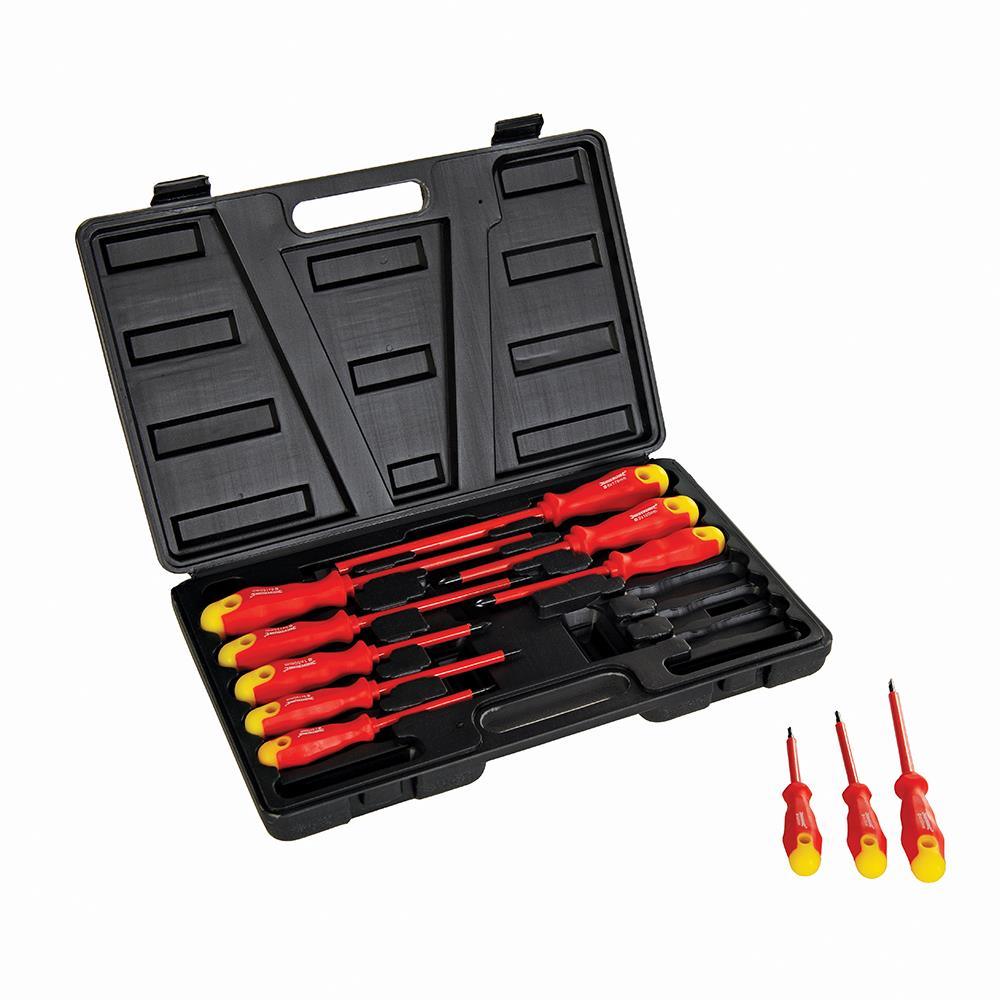 Silverline 11pce Insulated Soft-Grip Screwdriver Set 918535 - Tools 2U Direct SW