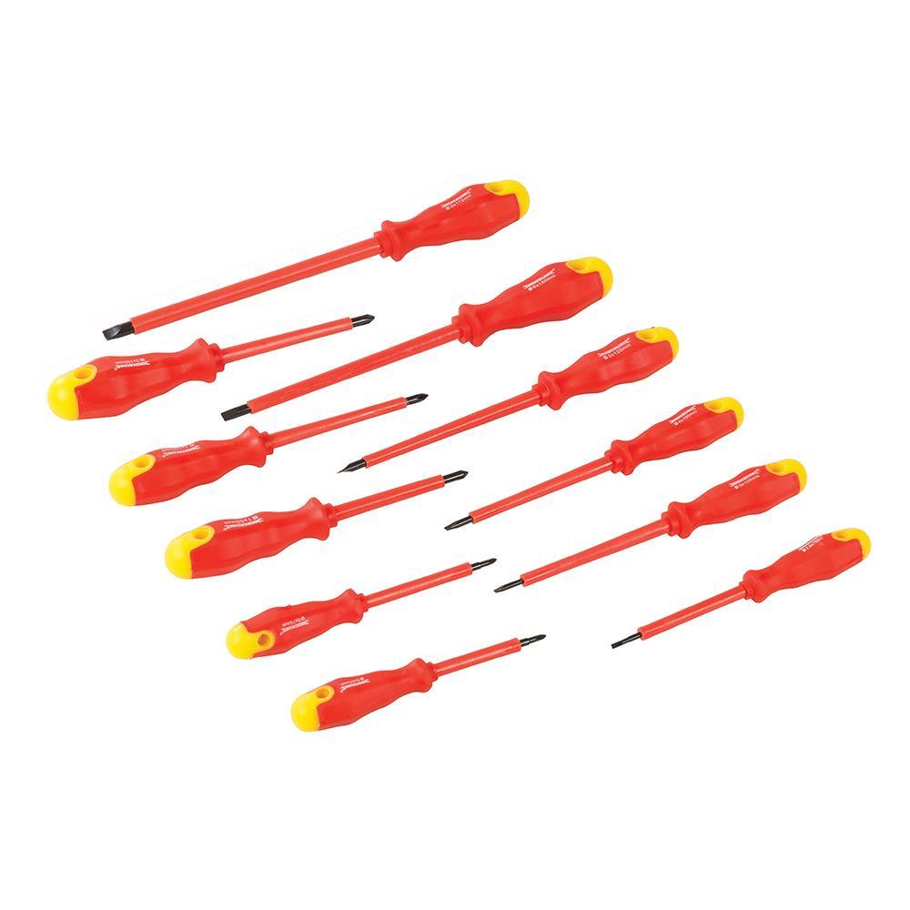 Silverline 11pce Insulated Soft-Grip Screwdriver Set 918535 - Tools 2U Direct SW