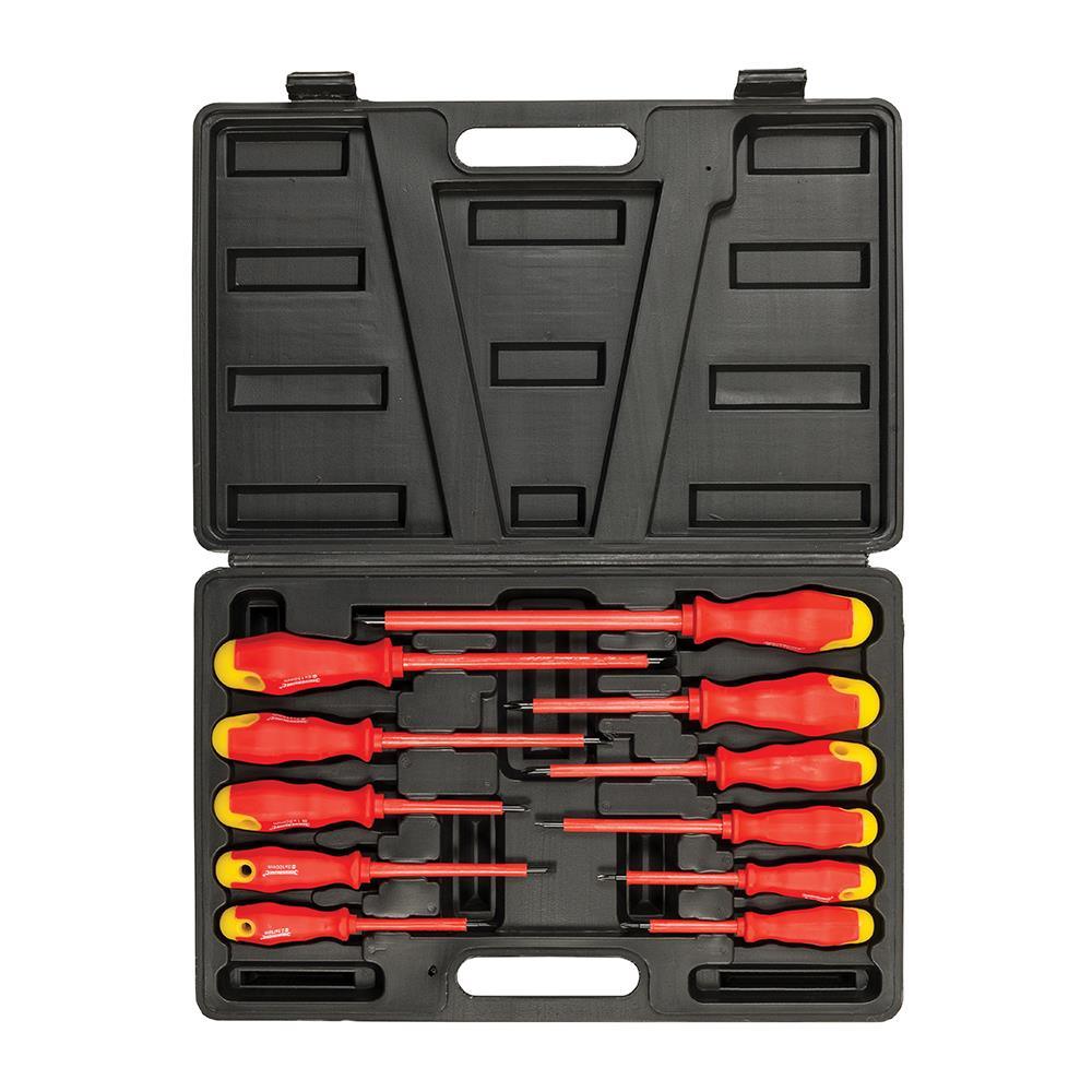 Silverline 11pce Insulated Soft-Grip Screwdriver Set 918535 - Tools 2U Direct SW