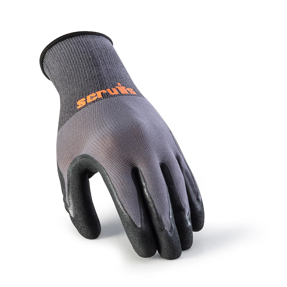 Scruffs Worker Gloves Grey 5pk