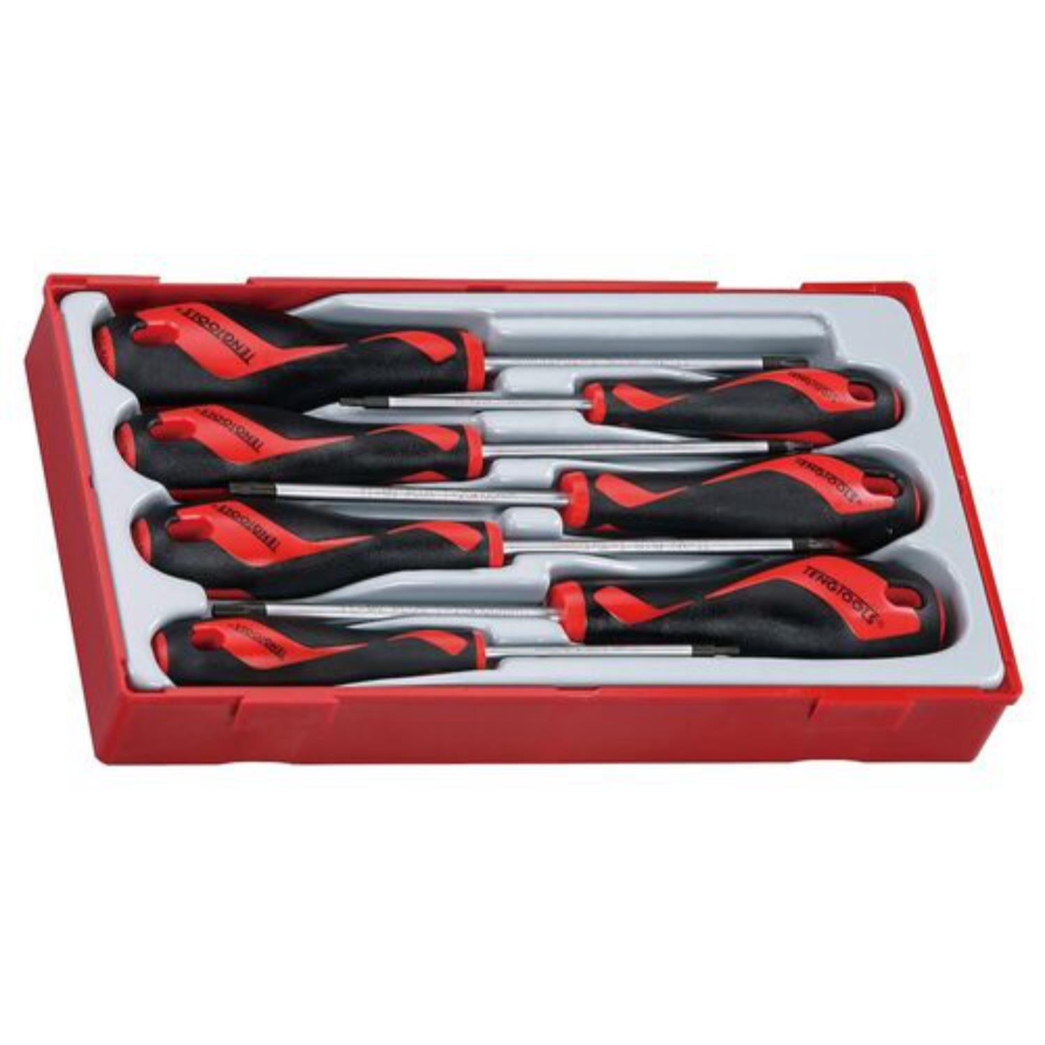 Teng Tools 7pc TX & TPX Type Screwdriver Set In Modular Tray TT917TXN - Tools 2U Direct SW