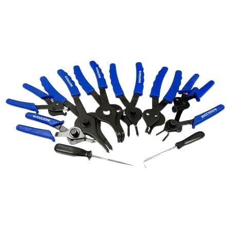 Toolzone 11PC Heavy Duty Internal & External Circlip Snap Ring Pliers Tool Set PL136 - Tools 2U Direct SW