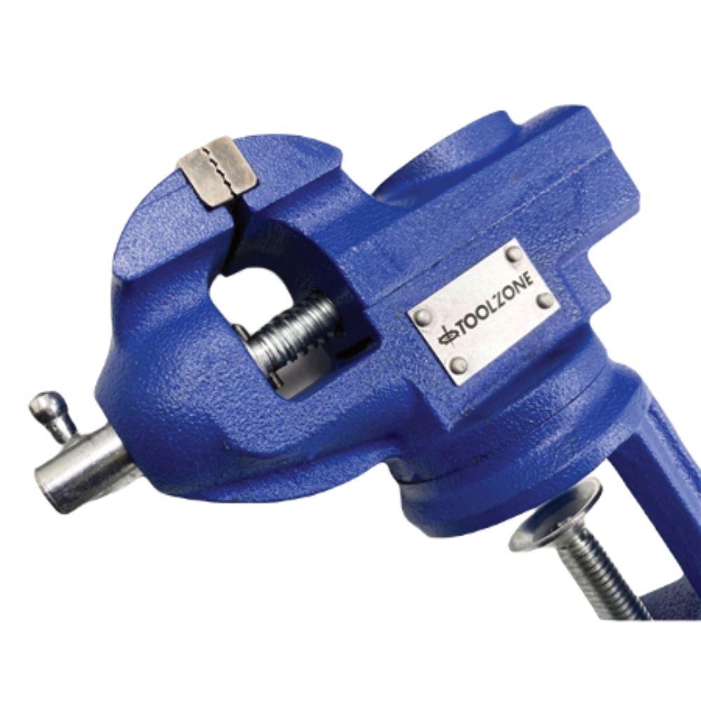 Toolzone 2” Engineer Swivel Table Vice Vise Clamp with Anvil Bolt Mounting VC035 - Tools 2U Direct SW