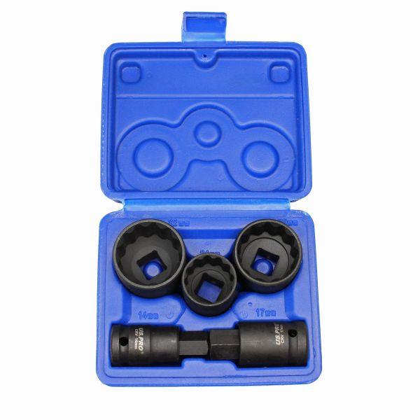 US PRO 5 Pc 1/2" Dr 12 Point Hub Impact Socket & Bit Set for VAG Vehicles 2085 - Tools 2U Direct SW