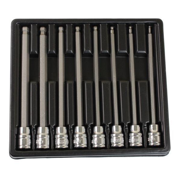 US PRO 8pc 3/8" Long Ball End Hex Allen Bit Key Sockets 1495 - Tools 2U Direct SW