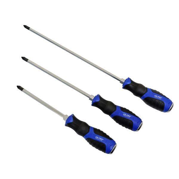 US PRO INDUSTRIAL 8pc Premium Screwdriver Set Phillips, PH Screwdrivers 4546 - Tools 2U Direct SW