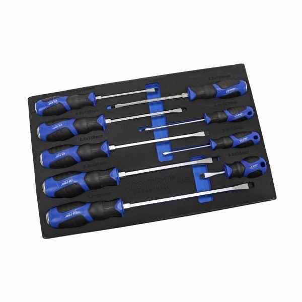 US PRO INDUSTRIAL 9pc Premium Screwdriver Set Slotted Screwdrivers 4545 - Tools 2U Direct SW