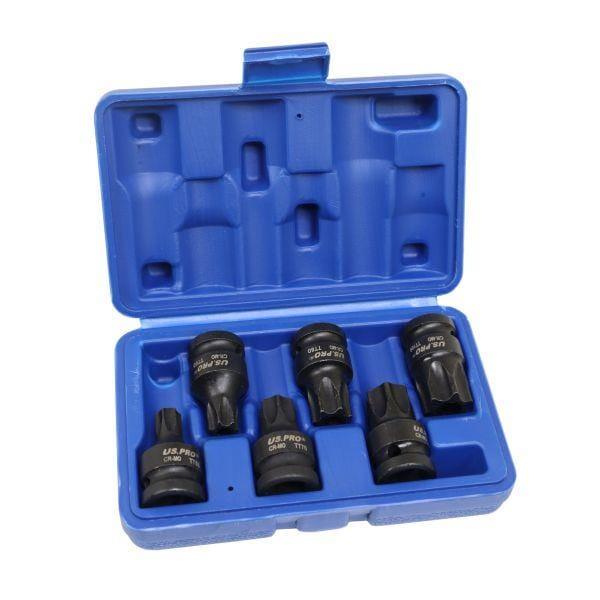 Set Di 15 Chiavi A Bussola Torx Impact 1/4 3/8 1/2 T6-T70 - Foto 5