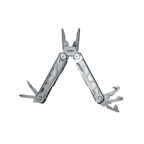 US PRO Tools Stainless Steel Multi Tool - Pliers, Cutters, Screwdriver etc pocket knife 9178 - Tools 2U Direct SW