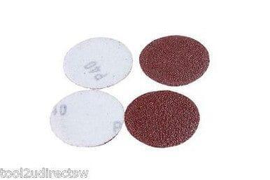 40 GRIT HOOK & LOOP (VELCRO) ABRASIVE SANDING PADS - DISCS 50mm 100pk B8114 - Tools 2U Direct SW