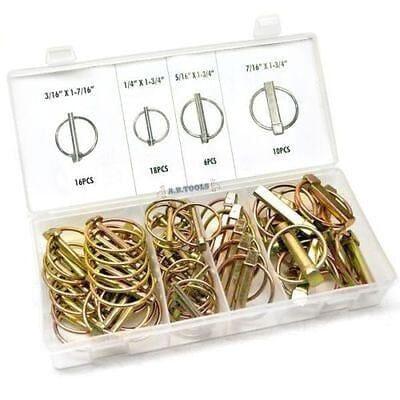 50pc Lynch Linch Pin Set 4 Sizes Trailers Cars etc HW024
