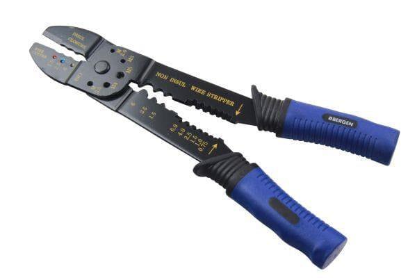 BERGEN Tools 4 in 1 Wire Crimping Stripping Tool, Terminal Crimper 669