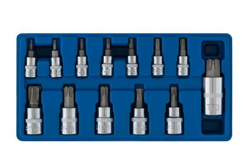 BlueSpot 13 Piece Torx Star Bit Socket Set T8 - T70 01503 - Tools 2U Direct SW