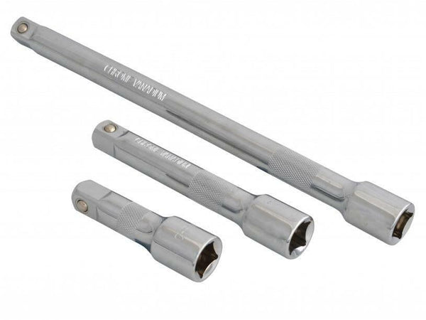 BlueSpot 3 Piece 1/2" Drive Extension Bar Set 3", 5" & 10" 02070