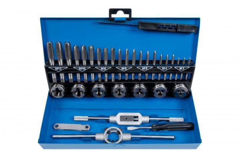 BlueSpot 32 Piece Metric Tap and Die Set M3 - M12 22301 - Tools 2U Direct SW