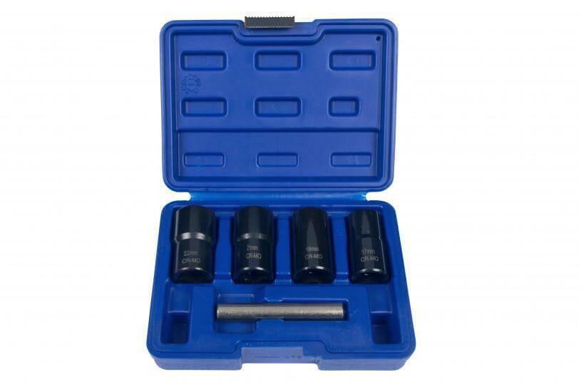 BlueSpot 5 Piece Locking Wheel Nut Remover Set 01533 - Tools 2U Direct SW