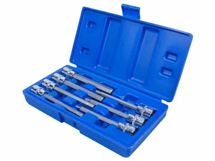 BlueSpot 7 Piece 3/8" Drive Extra Long Hex Socket Bit Set H3 - H10 01516 - Tools 2U Direct SW