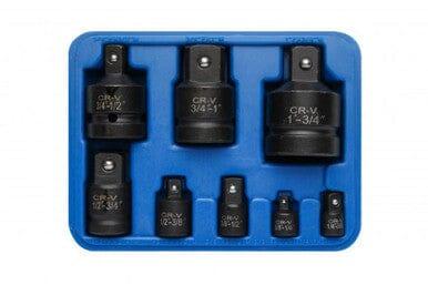 BlueSpot 8pc Impact Socket Adaptor Set Converter Reducer Adapter 1/4" - 1" 02077 - Tools 2U Direct SW