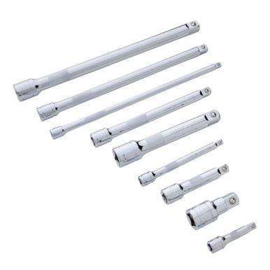 BlueSpot 9pc 1/4" 3/8" 1/2" DR Mixed Drive Socket Extension Bar Set 50 - 250mm 02085 - Tools 2U Direct SW