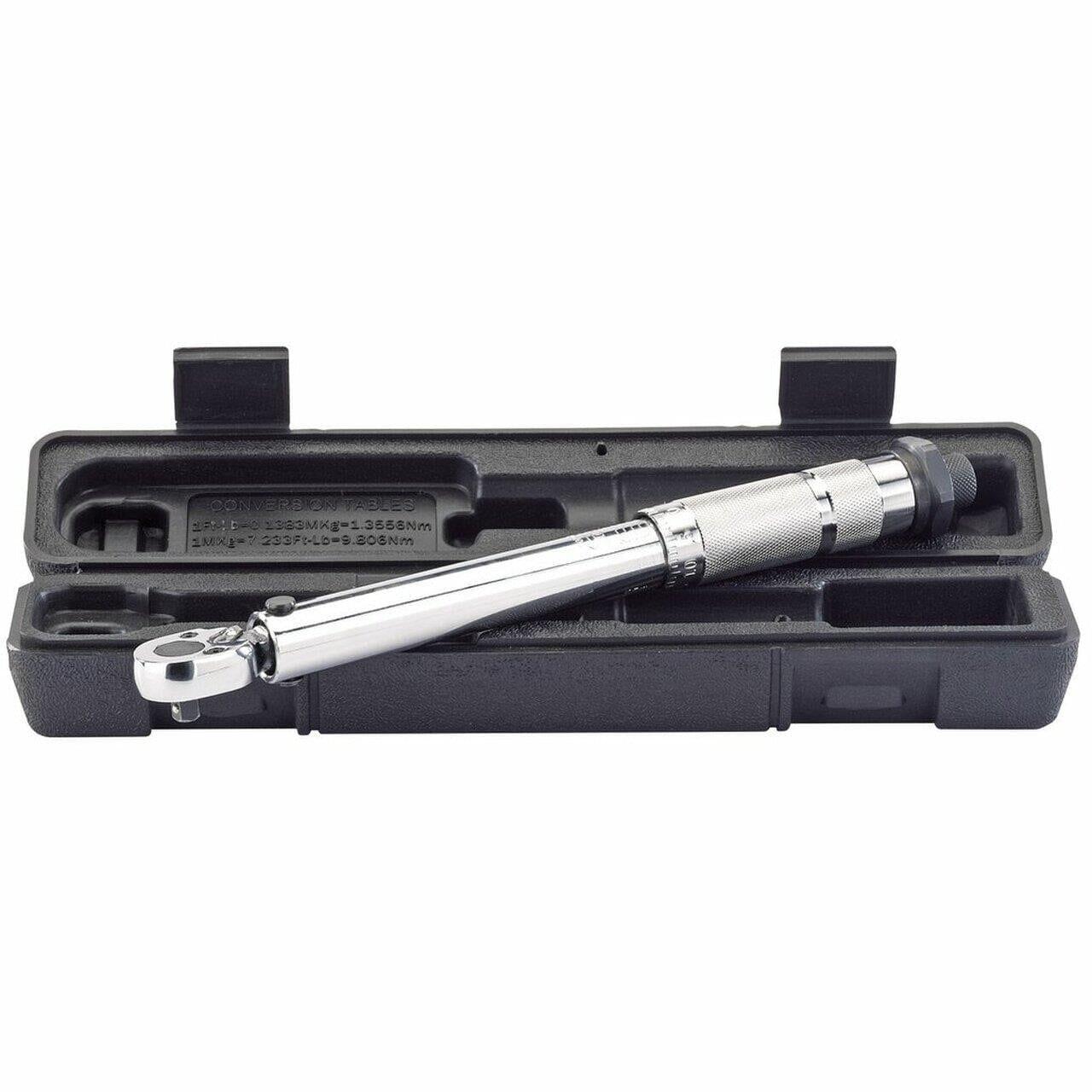 Draper 1/4" Drive Torque Wrench 5 - 25Nm Square Drive Ratchet 78639 - Tools 2U Direct SW