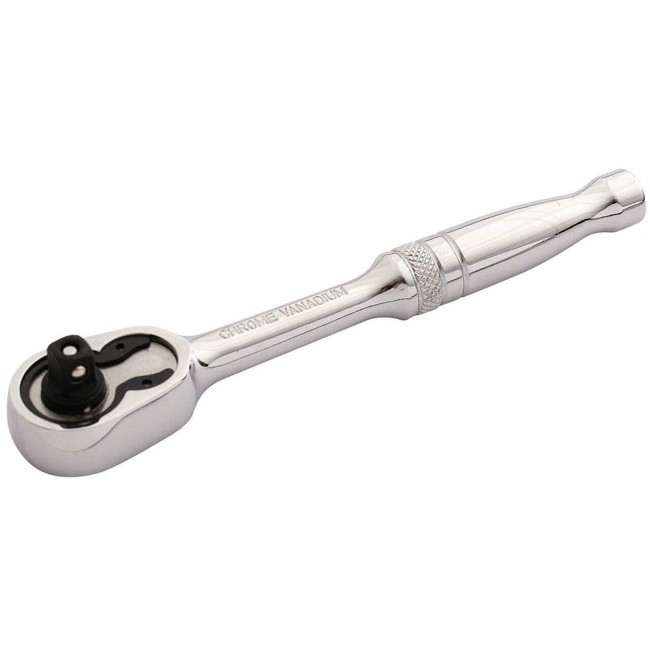 Draper Expert 1/4" Dr 60 Tooth Micro Head Quick Release Reversible Ratchet 26517 - Tools 2U Direct SW