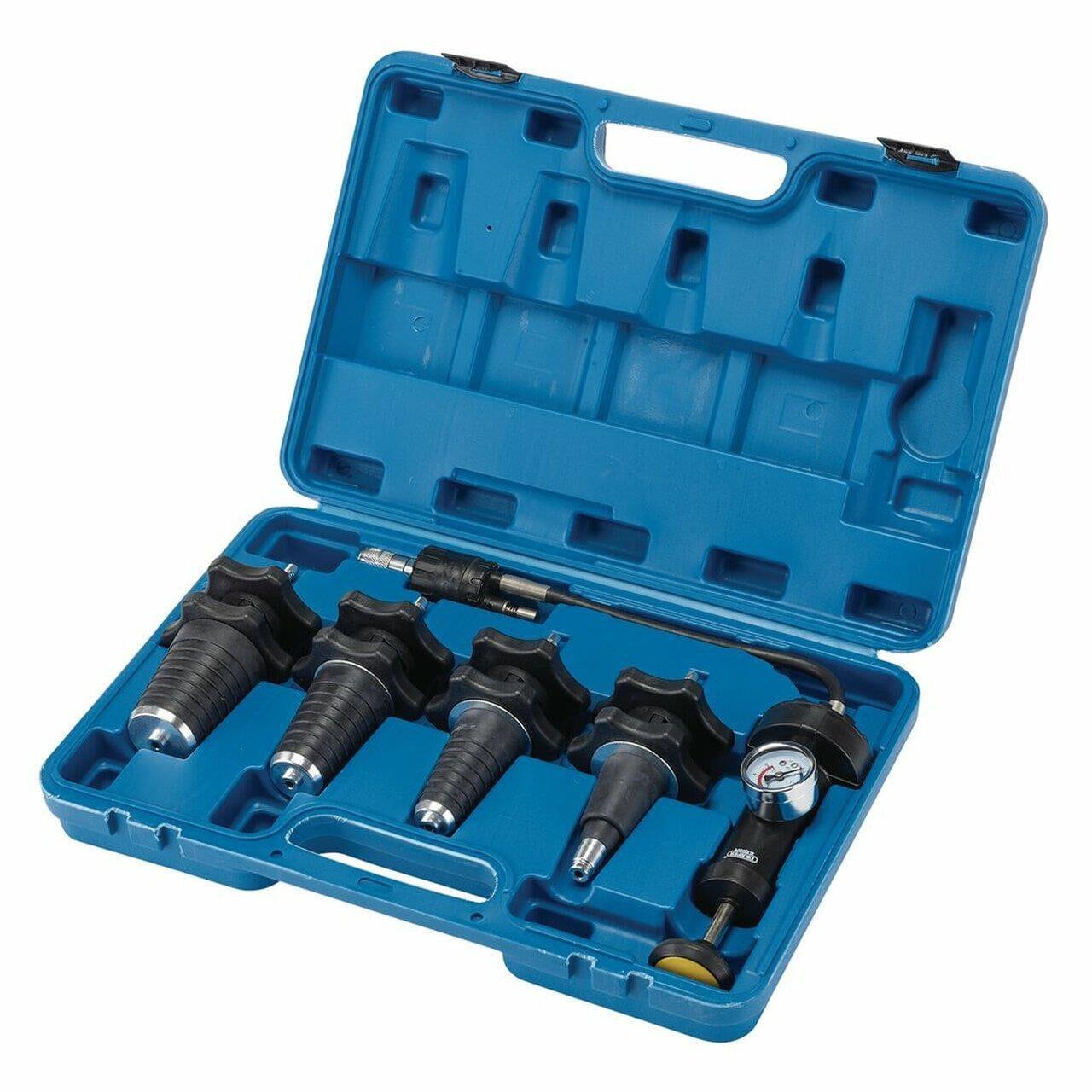 Draper Expert 5 Piece Universal Cooling System Pressure Test Kit 53591 - Tools 2U Direct SW