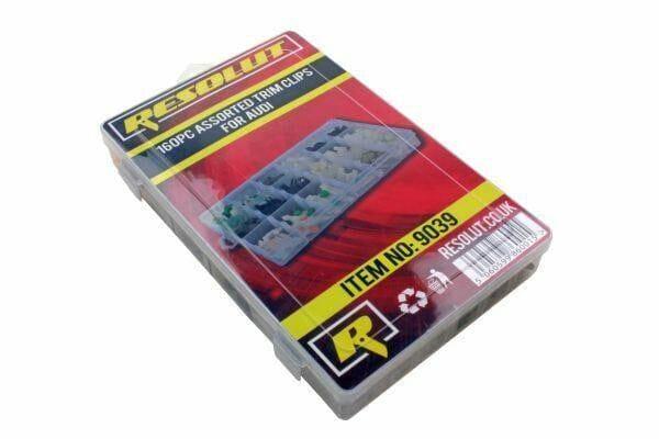 RESOLUT Audi Assorted Trim Clips 160 Pieces 9039 - Tools 2U Direct SW