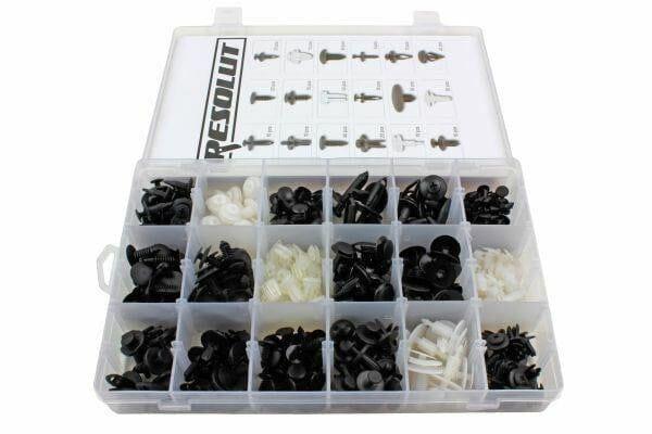 RESOLUT Honda Trim Clip Assortment - 418 Piece Kit For Interior & Exterior Fasteners