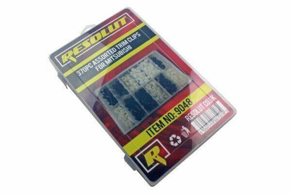 RESOLUT Mitsubishi Assorted Trim Clips 370 Pieces 9048 - Tools 2U Direct SW