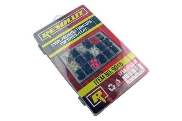 RESOLUT Assorted Trim Clips For Toyota/Lexus - 350-Piece Set, Part Number 9046
