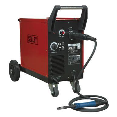 Sealey 170A Professional Gas/No-Gas MIG Welder with Euro Torch MIGHTYMIG170 - Tools 2U Direct SW