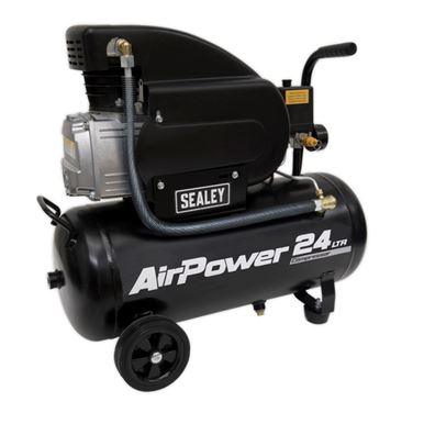 Sealey Air Compressor 24L Direct Drive 2hp SAC2420A - Tools 2U Direct SW