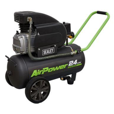 Sealey Air Compressor 24L Direct Drive 2hp SAC2420E - Tools 2U Direct SW