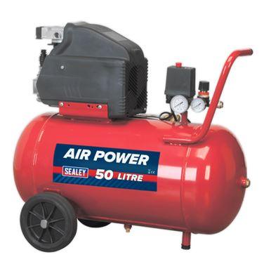 Sealey Air Compressor 50L Direct Drive 2hp SA5020 - Tools 2U Direct SW