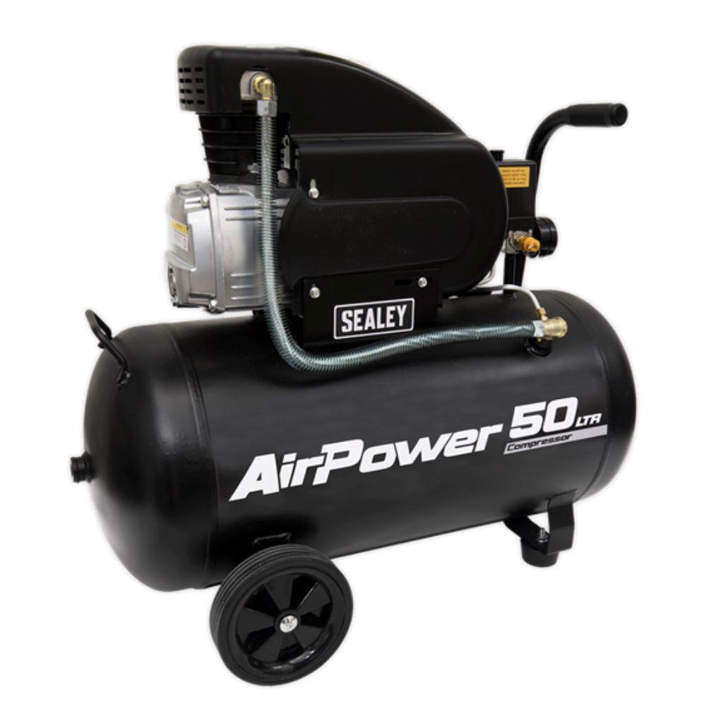 Sealey Compressor 50L Direct Drive 2hp SAC5020A - Tools 2U Direct SW